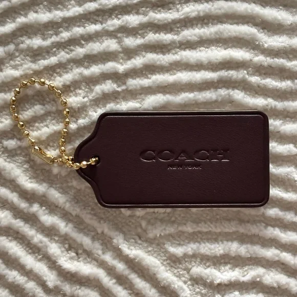 Coach Dark Brown Leather Key Holder - Picture 2 of 6